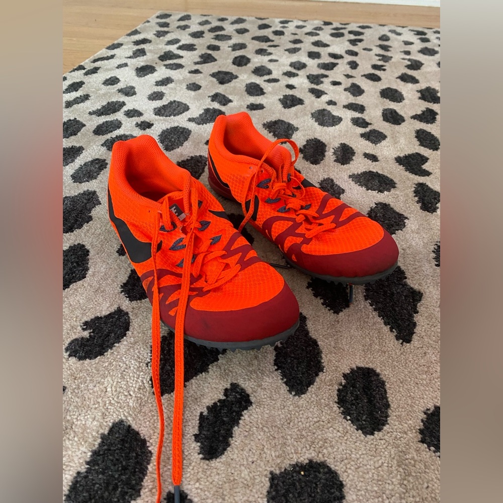 Neon NIKE Sprinting Spikes